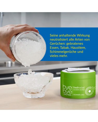 Eliminiert vollständig jeder Art von Gerüchen