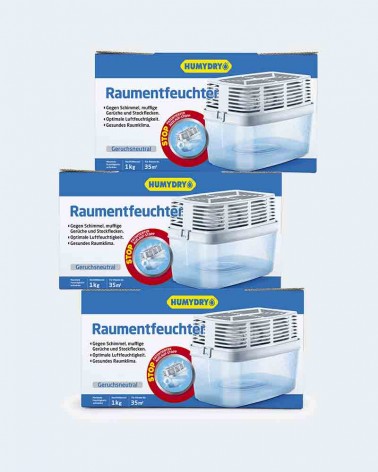 Absorbiert zu hohe Feuchtigkeit in grossen Räumen