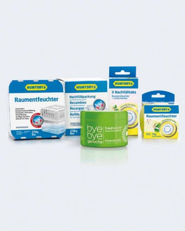HUMYDRY® Badezimmer - Set gegen Feuchtigkeit und Gerüchen