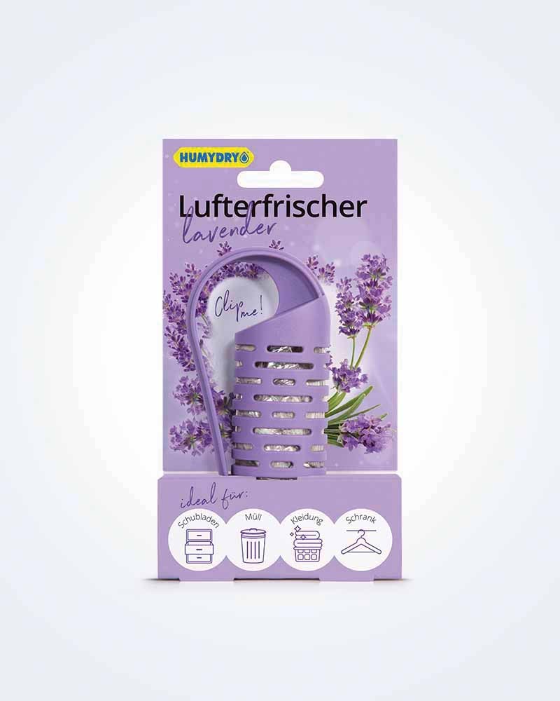 HUMYDRY® Lufterfrischer Clip mit Lavendelduft