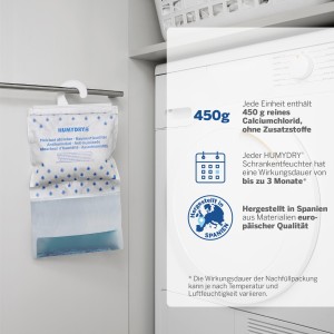 6er-Set HUMYDRY® Schrank-Entfeuchter 450g | 20% sparen