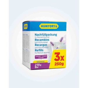 HUMYDRY® Luftentfeuchter-Nachfüllpackungen 3x250g
