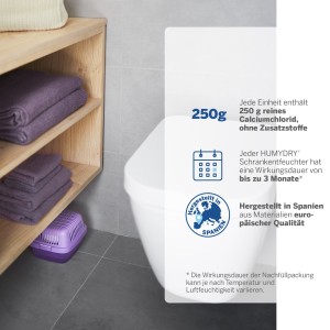 HUMYDRY Smart 2x250g Luftentfeuchter und Lufterfrischer Lavendel