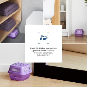 HUMYDRY Smart 2x250g Luftentfeuchter und Lufterfrischer Lavendel