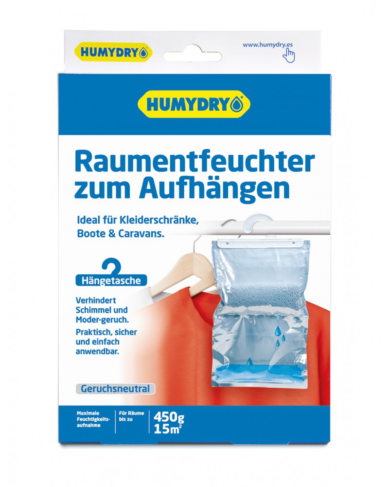 HUMYDRY® Schrank-Entfeuchter Raumentfeuchter 450g