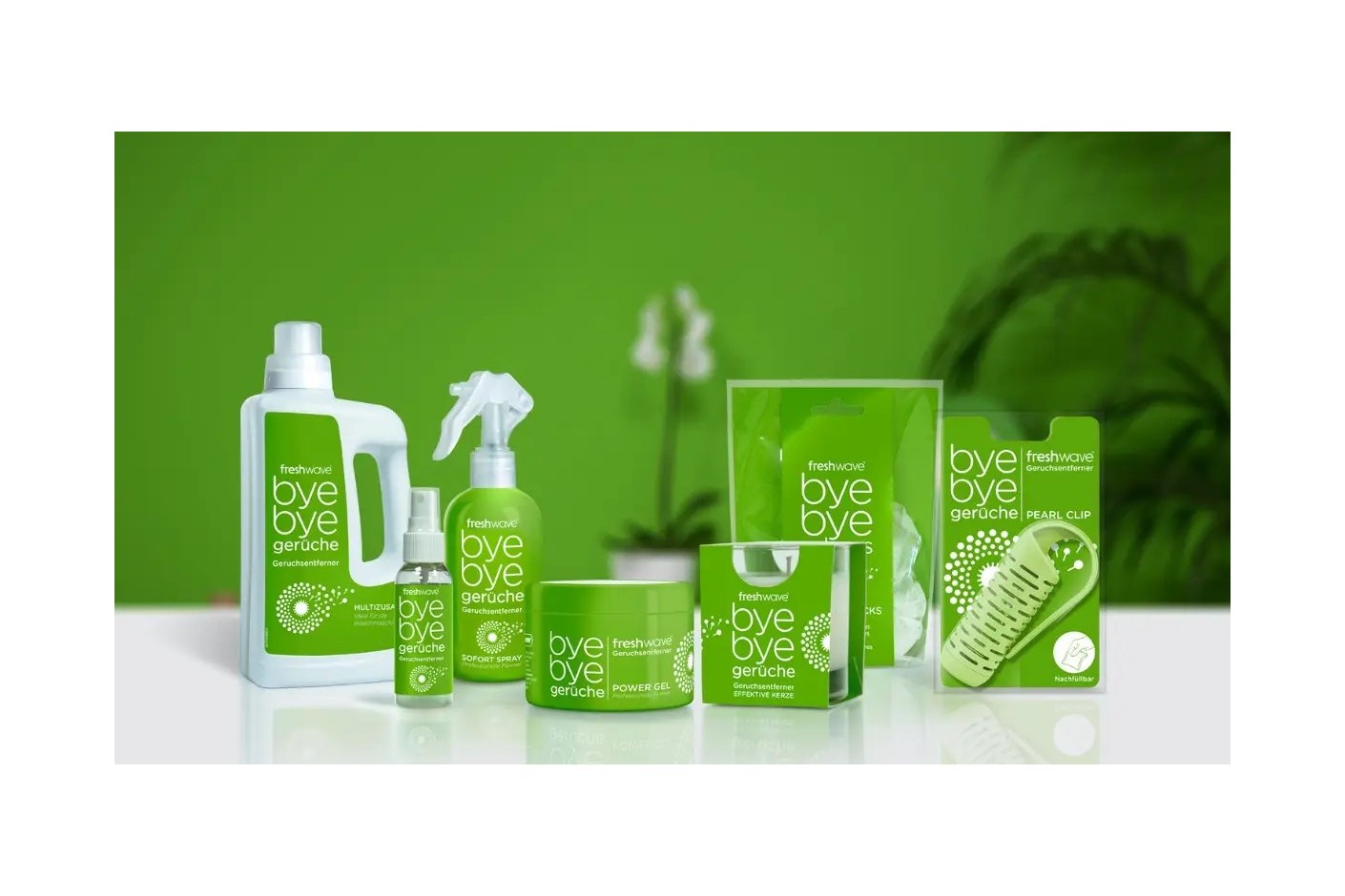 Bye Bye Gerüche: die neue Freshwave® Linie