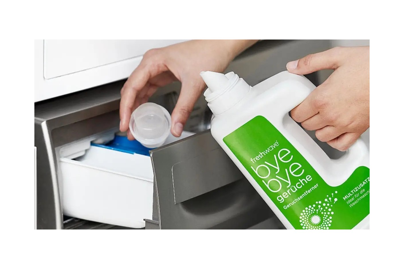 Wie man den Geruchsentferner freshwave® Multizusatz 1L benutzt