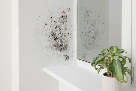 Schwarzer Schimmel in der Wohnung: Ursachen & Hilfe