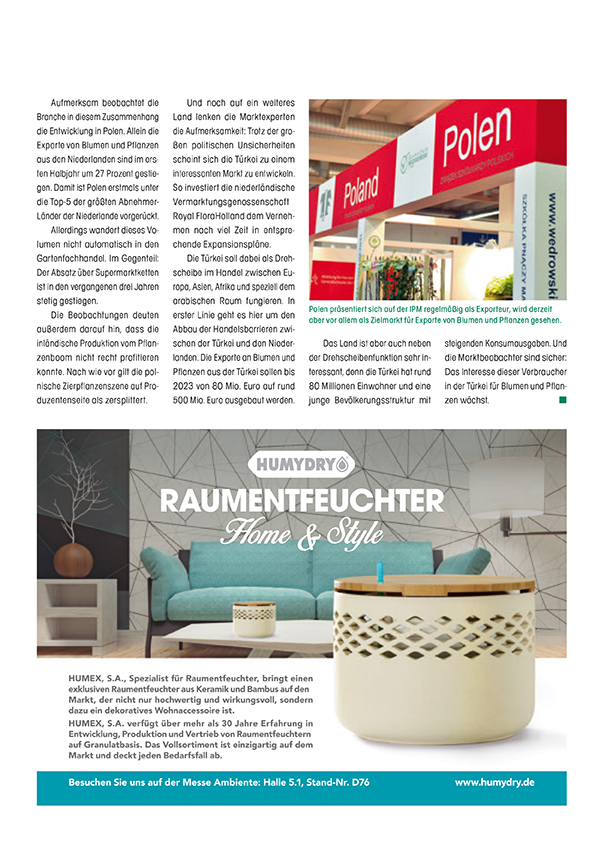 DIY FACHMAGAZIN ANZEIGE