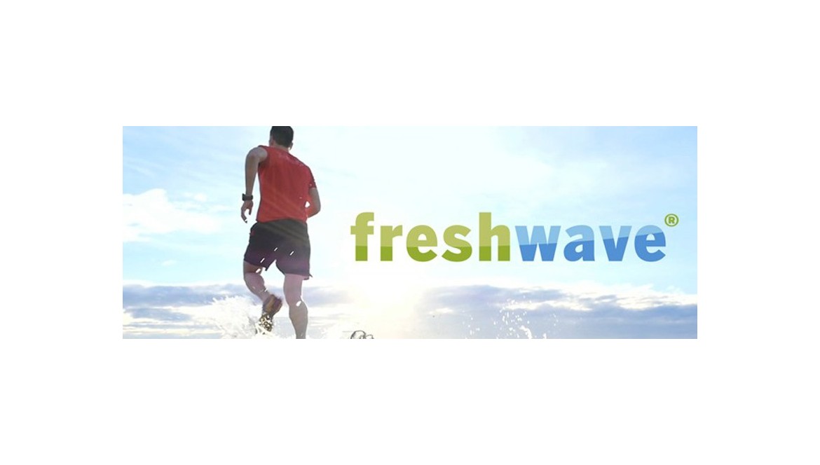 Sorglos schwitzen. Freshwave® entfernt den Schweißgeruch aus der Kleidung
